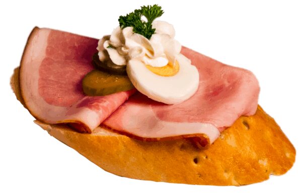 pikant schinken sandwich